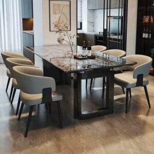 Bộ bàn ghế ăn nhập khẩu 04