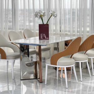 Bộ bàn ghế ăn nhập khẩu 05